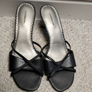 Open toe heels size 9